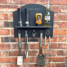 Carregar imagem no visualizador da galeria, Estação de Churrasco - Porta Acessórios e Temperos com Abridor de Cerveja
