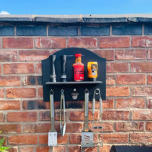 Carregar imagem no visualizador da galeria, Estação de Churrasco - Porta Acessórios e Temperos com Abridor de Cerveja

