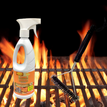 Carregar imagem no visualizador da galeria, Kit - Escova Limpa Grelha em Inox + Produto Super Limpa Grelha
