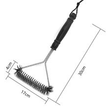 Carregar imagem no visualizador da galeria, Escova de aço inox para limpar grelhas e espetos
